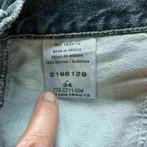 Men's Lee Dungarees Shorts Waist Size 34 - Picture 3 of 6